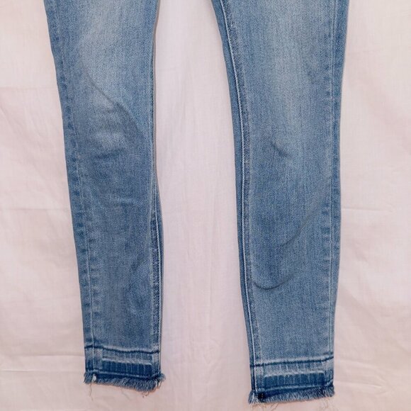 Vervet Light Wash Denim High Rise Ankle Skinny Jeans size 24 - Picture 4 of 6